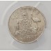 AUSTRALIA 1918 . SIXPENCE . PCGS AU50